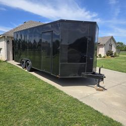 Enclosed Cargo Trailer 8.5 X 20 Blacked Out