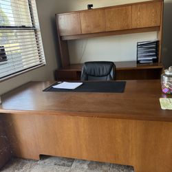 Wood desk
