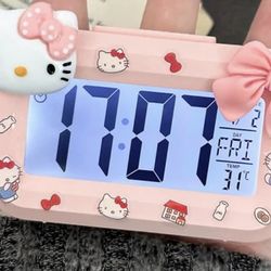Hello Kitty Sanerio Alarm Lights Up