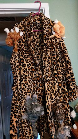 Crazy cat lady Halloween costume robe