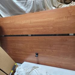 Full-size IKEA Headboard base frame with legs.