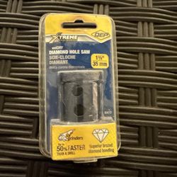 QEP 1-3/8 in. Diamond Hole Saw for Grinders