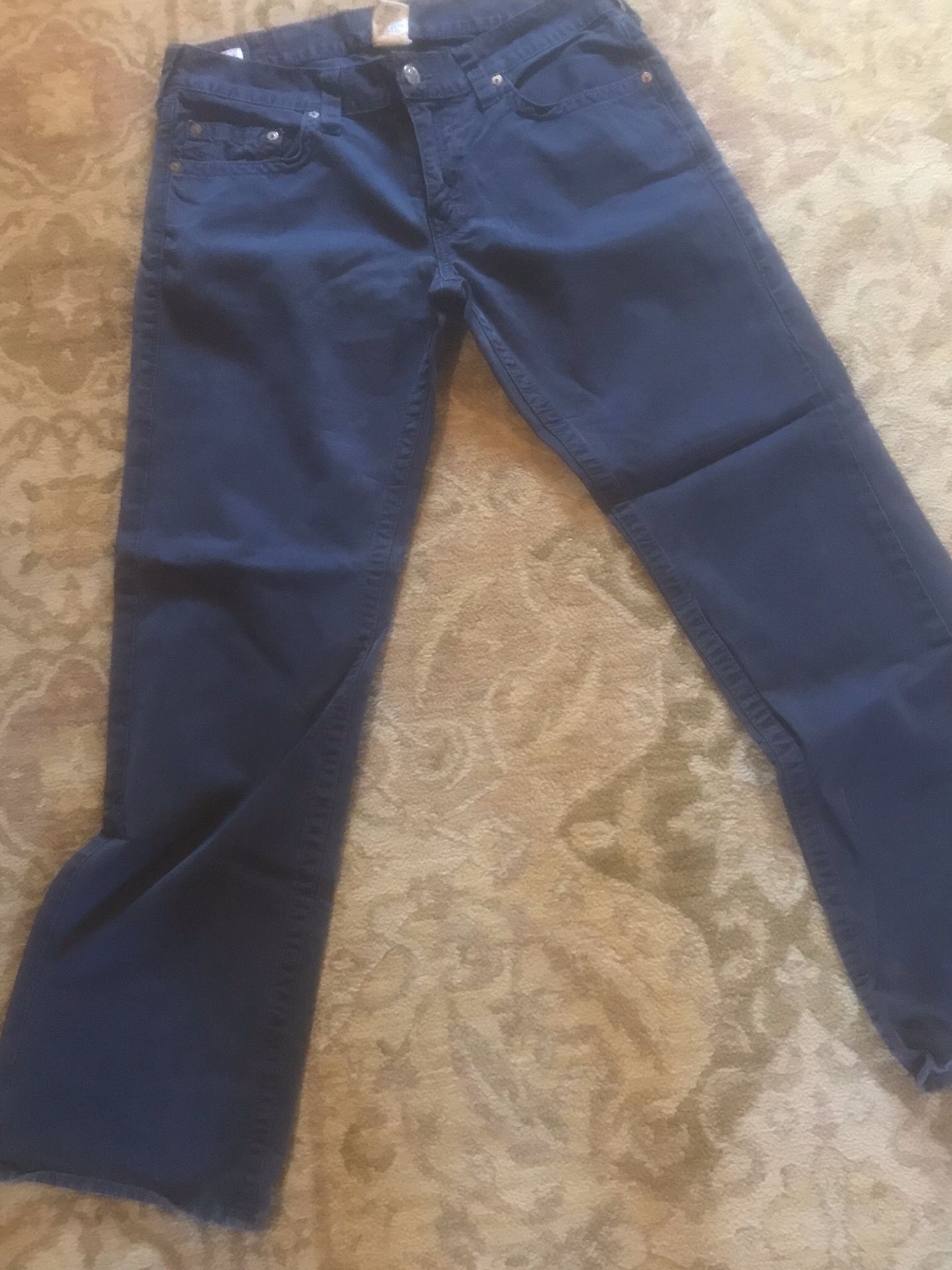 True religion “Bobby” blue cloth pants size 36