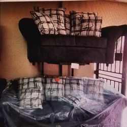 New 2 Pcs Sofas Set Only $1,100 