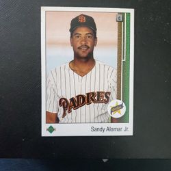 Baseball Card Of Sandy Alomar Jr