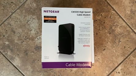 Netgear CM500-100NAS cable modem