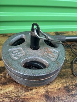 30lbs Standard 1’ Weight Plates with Lifting Bar