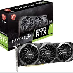 MSI GeForce RTX 3060 Ventus 3X 12G OC, Gaming Graphics Card - RTX 3060