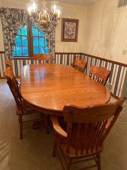 Oak Dining Room Table