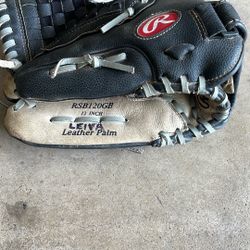 Rawlings 12 In Baseball Glove Lefty