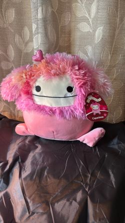Squishmallows Original 10 Inch Caparinne The Pink Love Bigfoot - Official Jazwares Mother's Day Plush - Soft, Cuddly Collectible Big Foot Stuffed Anim
