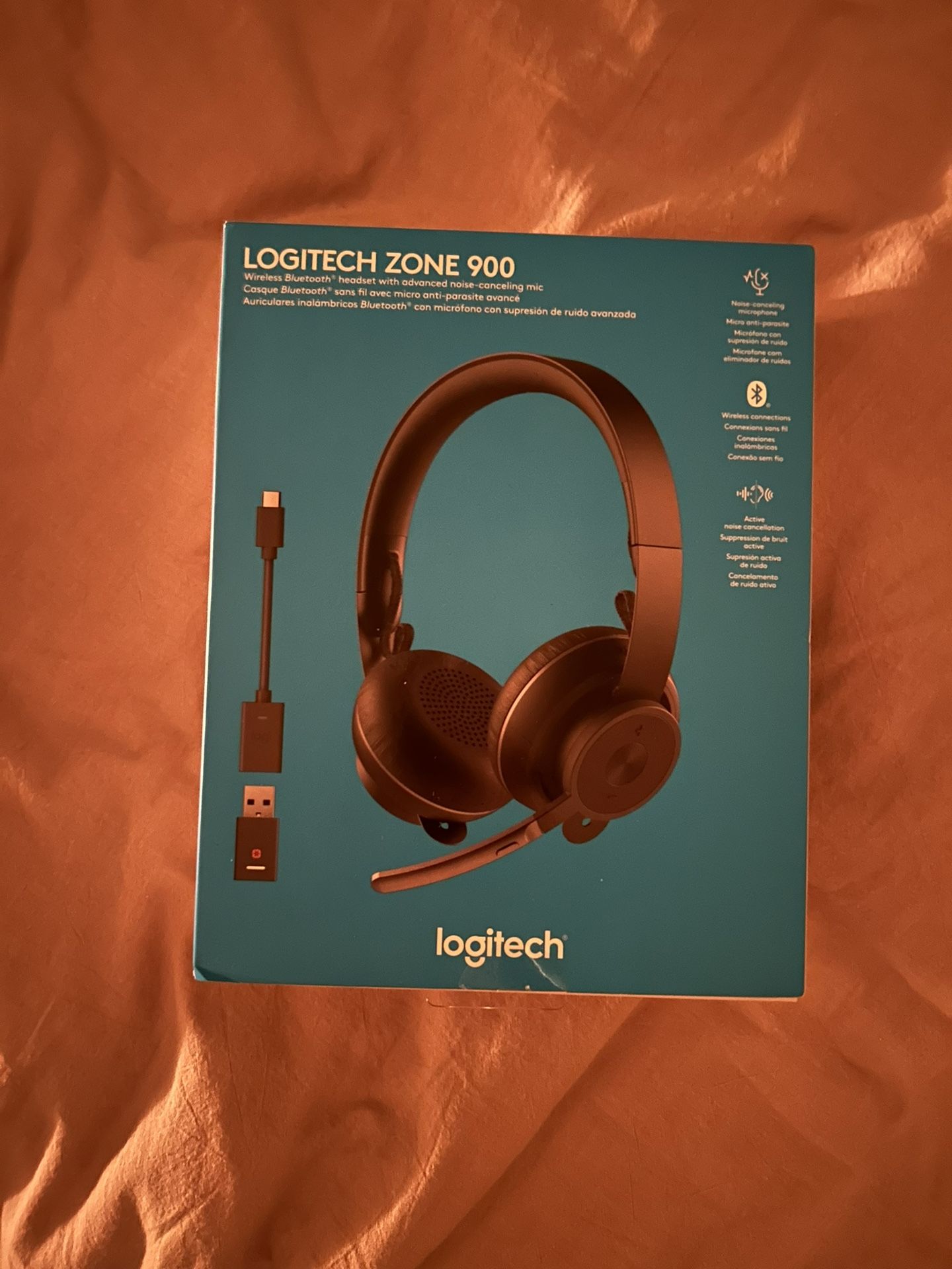 Logitech Zone 900 Wireless Bluetooth Headset With Advanced Noise Cancelling Mic