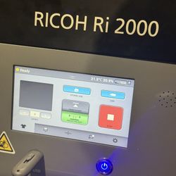 Ricoh RI2000 DTG GARMENT PRINTER 