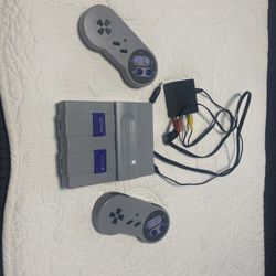 Retro Nintendo with loaded games