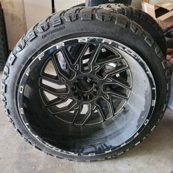  35x12.50R24LT All 4 Rims And Tires 