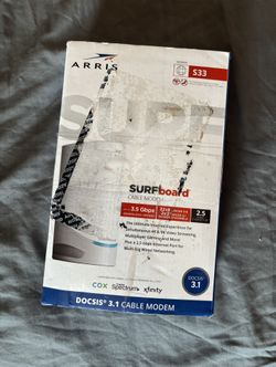 Arris Surfboard S33 Docsis 3.1 Multi-gigabit Cable Modem w/2.5 Gbps Ethernet
