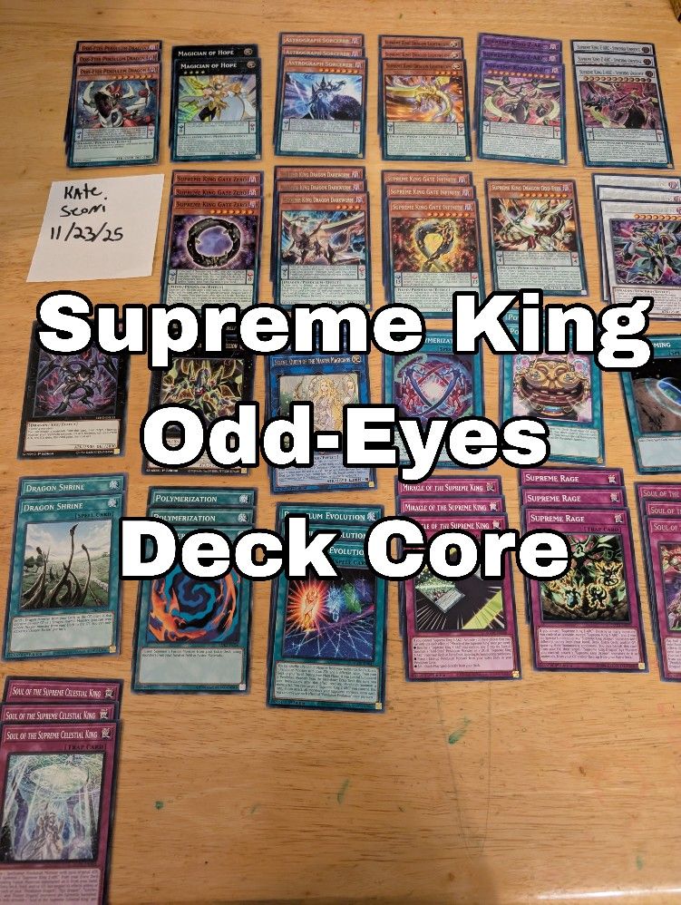 Yu-Gi-Oh Supreme King Odd-Eyes Deck Core 