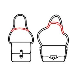 Bag / Purse Strap Shortening Repair