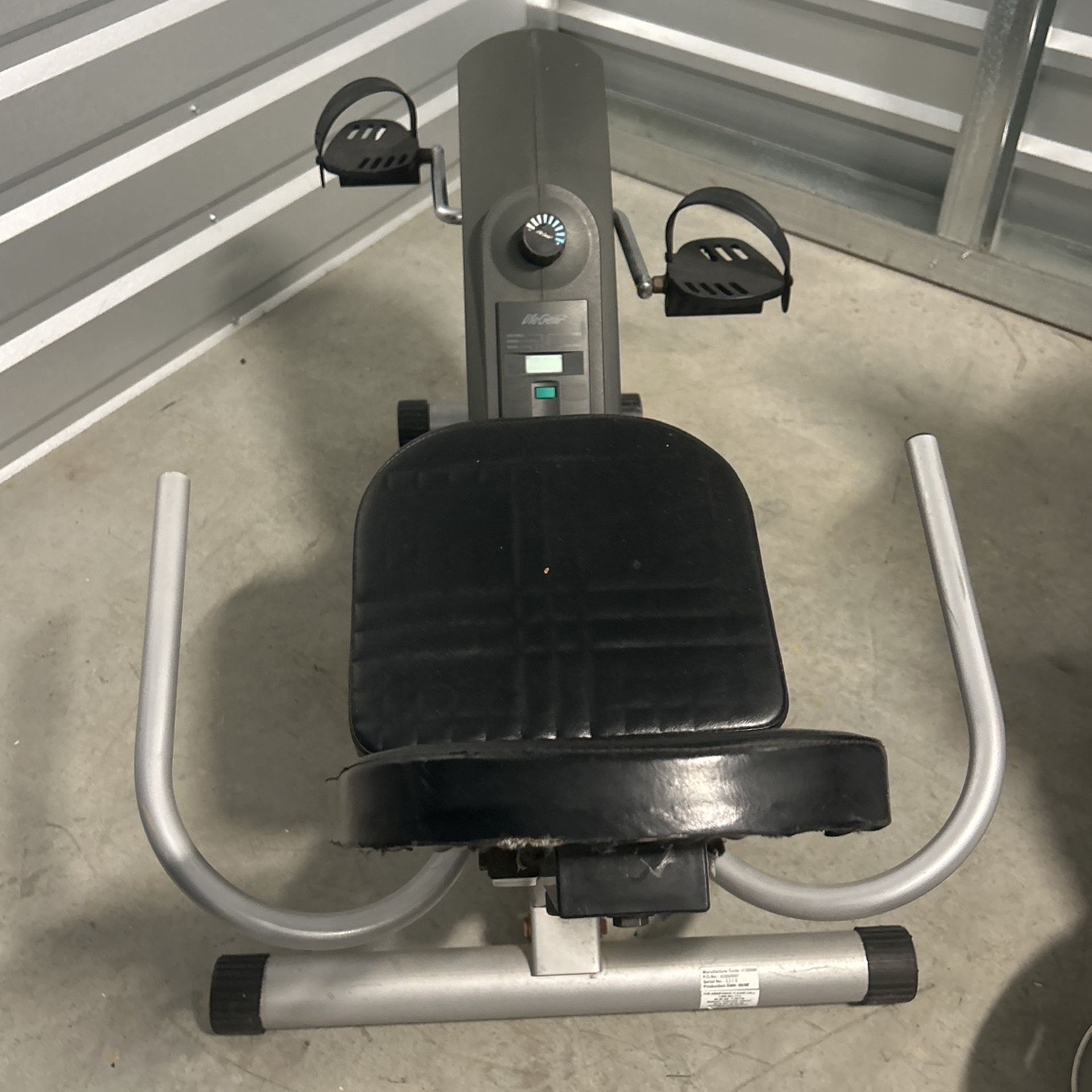 exercise with pedal 