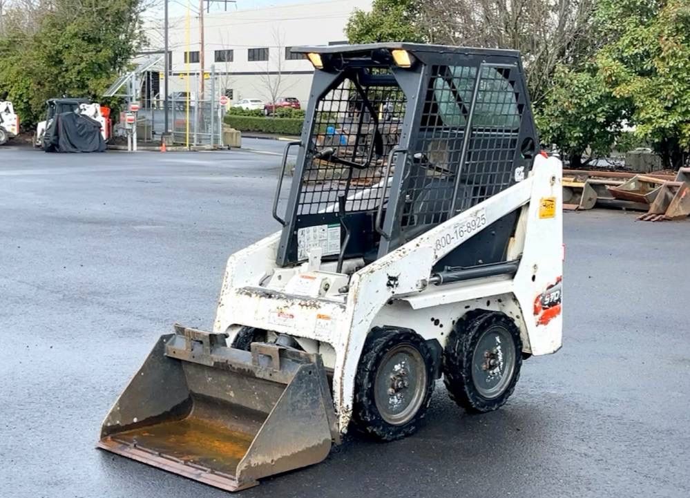 2017 Bobcat S70 Compact Skid Steer Wheel Loader Aux Hyd Kubota Bucket