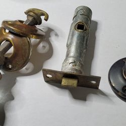 Antique doorknob parts