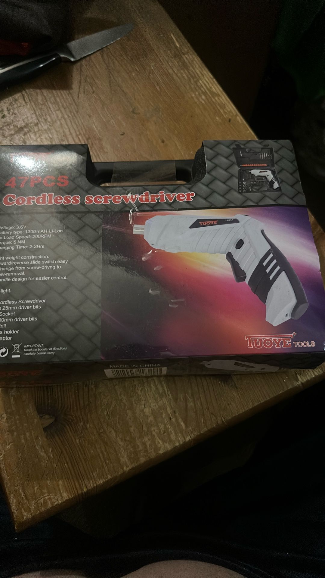 Cordless Screwdriver New