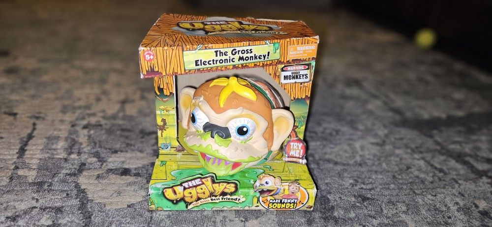 The Ugglys Your Gross Best Friend - The Gross Electronic Monkey Brand New Sealed!