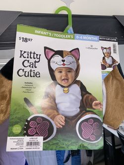 Halloween costume Baby Cat 