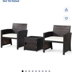 Patio Furniture 3 Piece 
