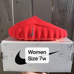Nike Mind 001 Slide Solar Red women size 7w