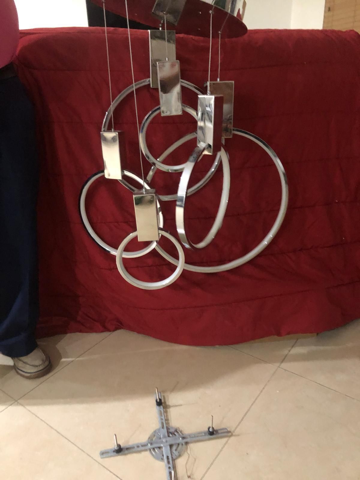 Pendant Light Led Artika Chrome Rings