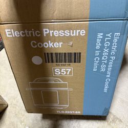 EDX 6 Quart 7-in-1 Electric Pressure Cooker with Multi-Function Features and Stainless Steel Pot