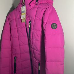 Womens Pink Micheal Kors Jacket (size M)