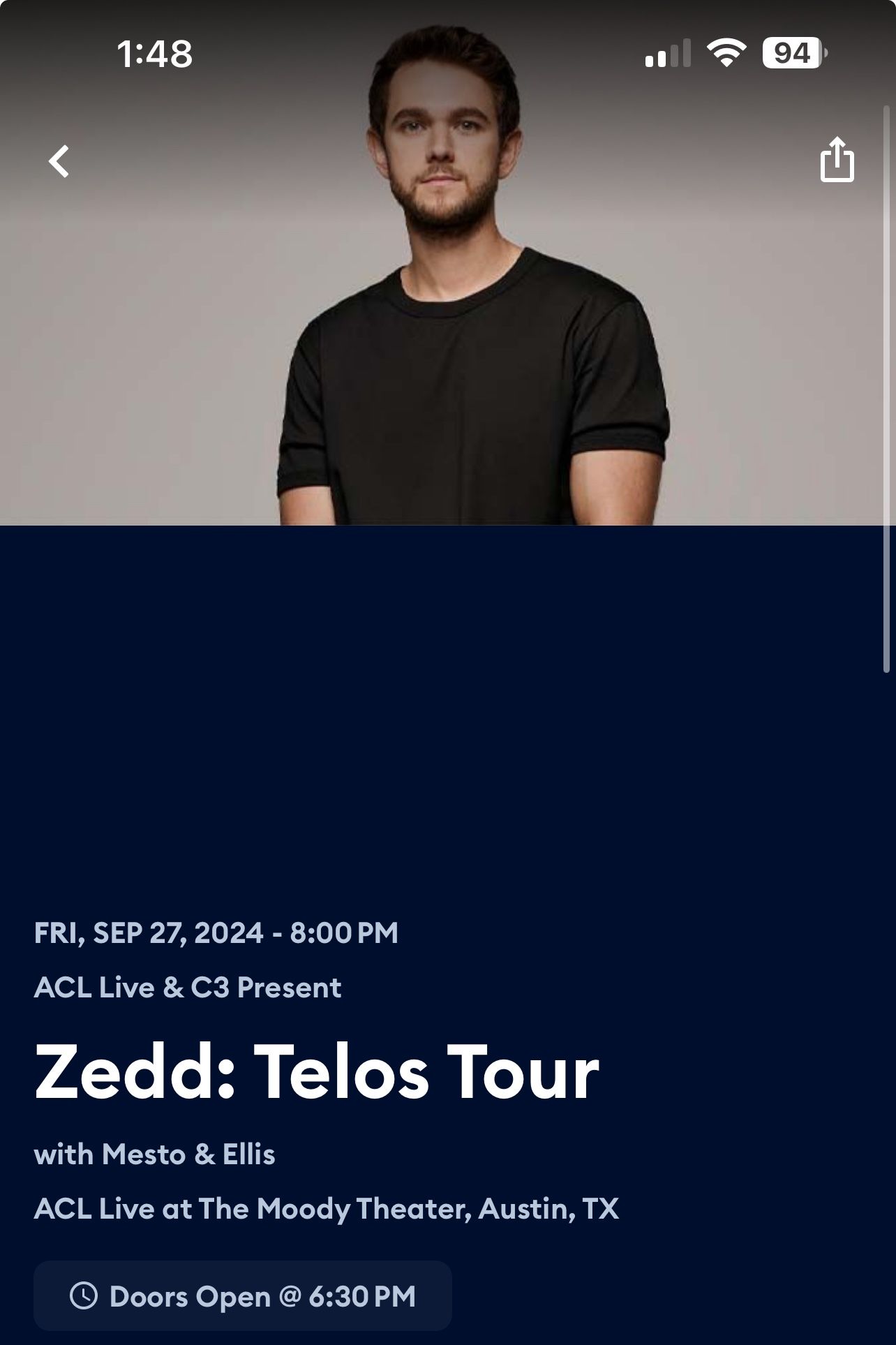 Zedd Telos Tour Acl Live Austin Tx