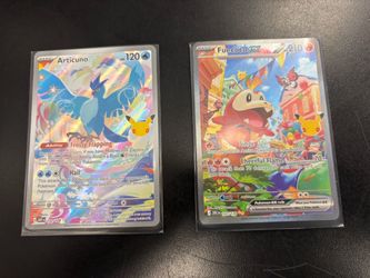 Pokémon TCG Articuno & Fuecoco ex Holo Cards