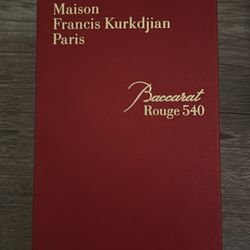 Baccarat Rouge 540 (brand New Never Used)