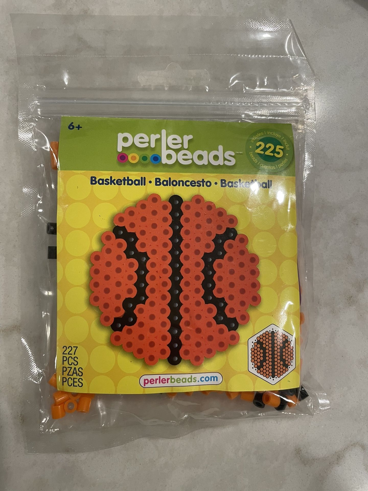 Basketball Perler Bead Kit