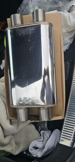 Dual Inlet And Outlet Muffler New