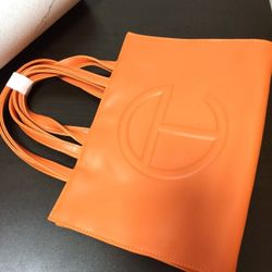 Telfar Medium olive orange bag		
