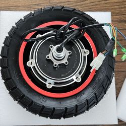 10 inch 52V1600W 60V3000W Hub Motor Scooter Tire 80/65-6 Rear Wheel E-bike