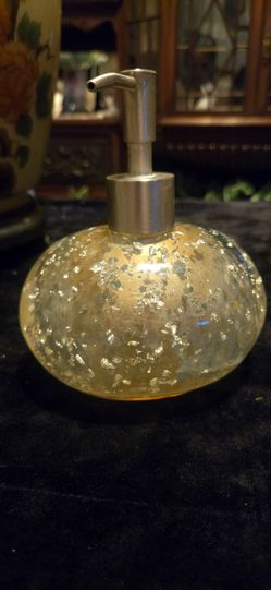 Mercury Glass Soap Dispenser