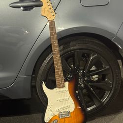 Left Handed squire guitar