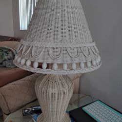 Wicker Lamps