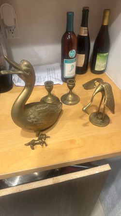 Vintage brass pieces all for $100