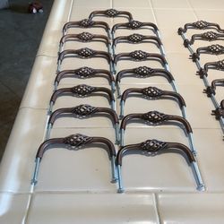 Liberty Forged Iron Wire Birdcage Venetian Bronze Cabinet Pulls (15) & Drawer Pulls (16) With Screws