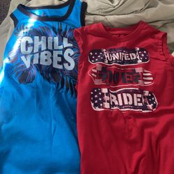 Boys sleeveless tank tops 
