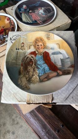 1st Edition Annie And Sandy Collectors Plate