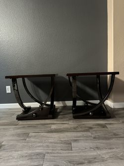 Side Tables, Cherry Wood, Standard size.