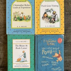 WINNIE THE POOH BOOKS (LOT OF 4)