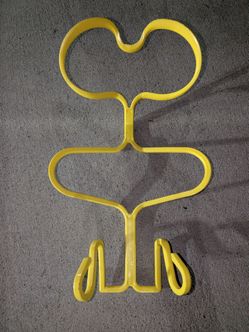 Yellow Basketball return training aid